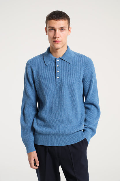 POLO TURCHESE IN CASHMERE