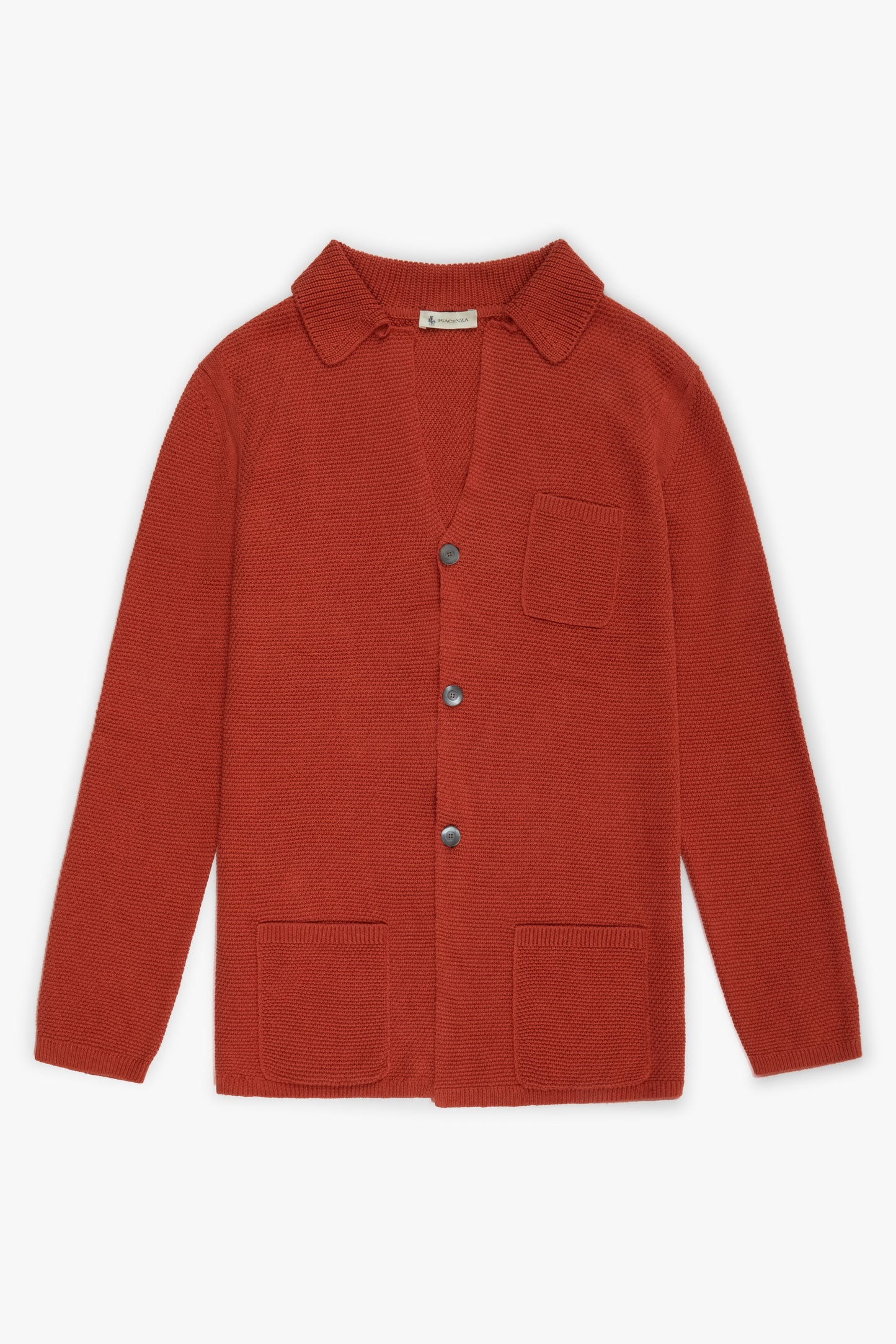 Cardigan Shirt with brick buttons