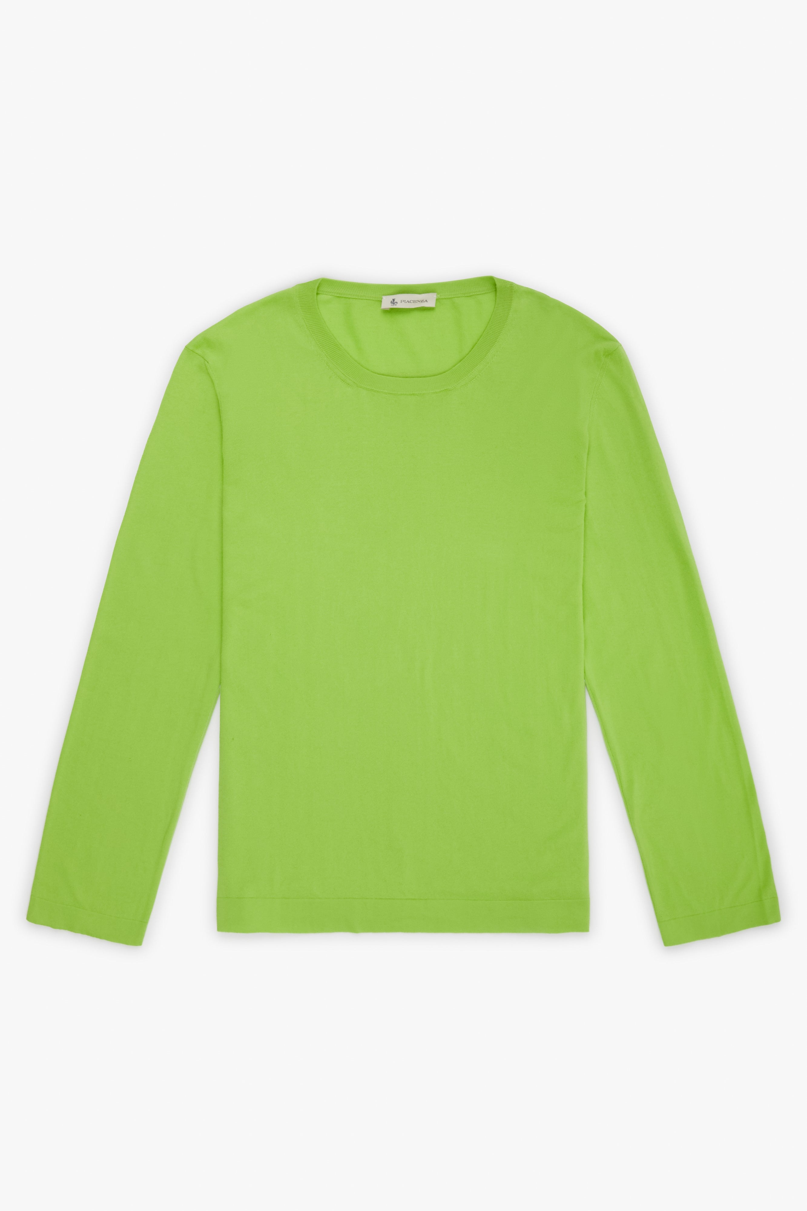 Piacenza 1733 Maglia maniche lunghe verde fluo