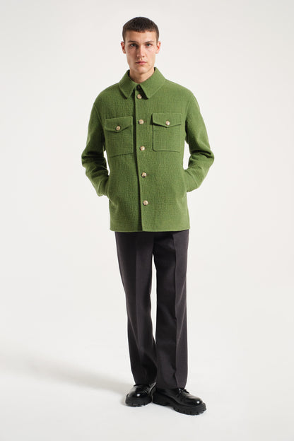 GIACCA CAMICIA VERDE