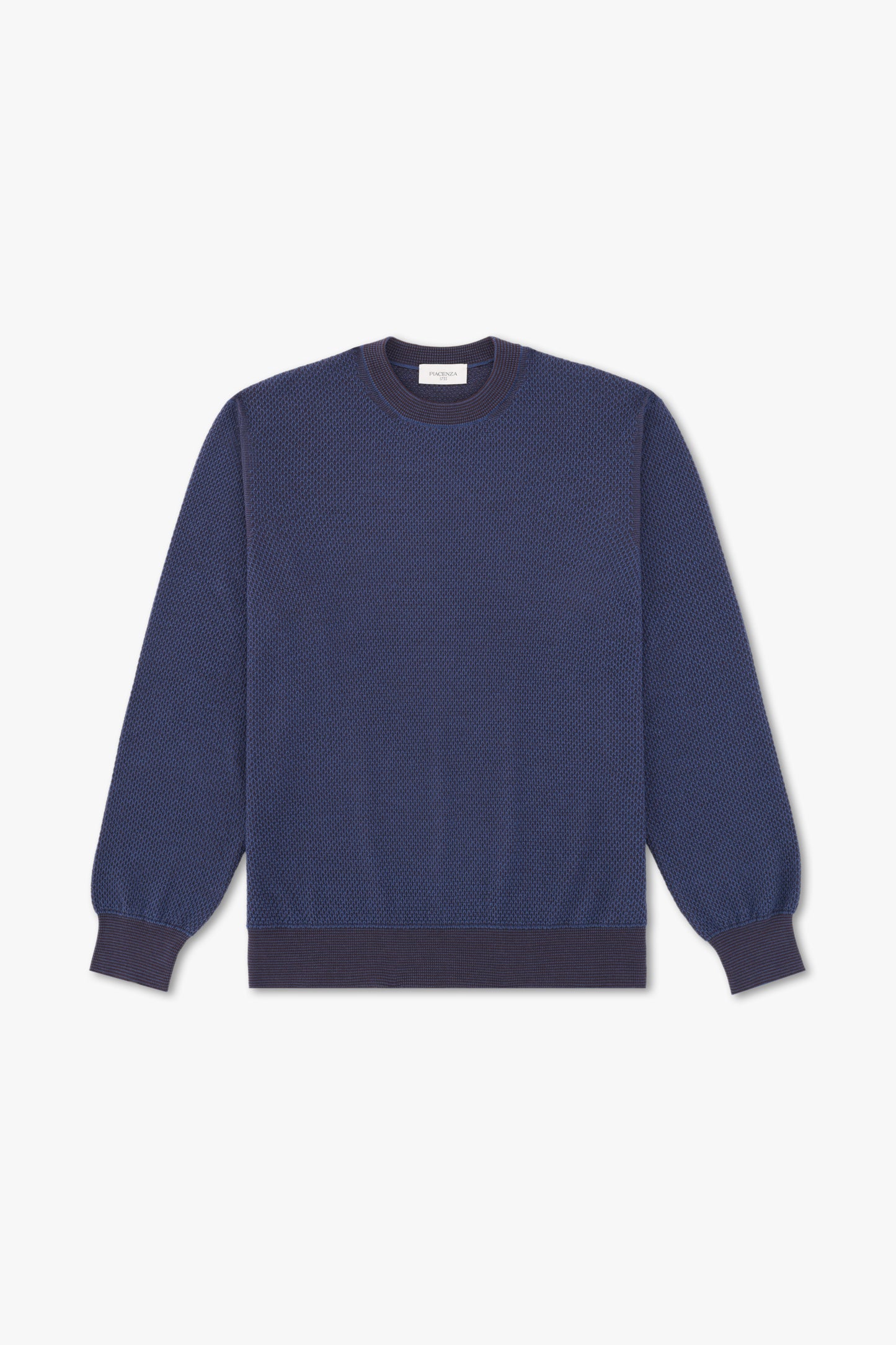 BLUE CREW NECK