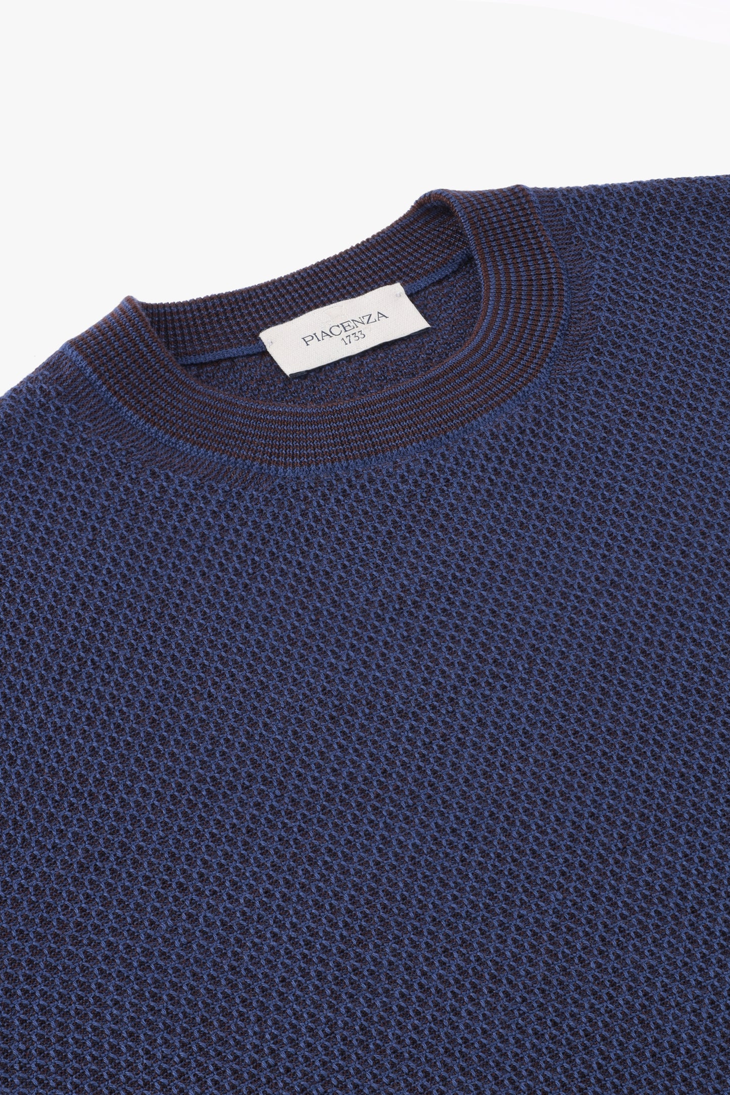 BLUE CREW NECK