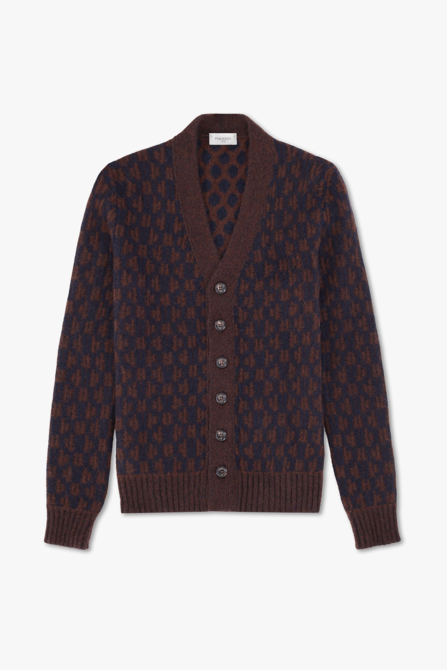 CARDIGAN MARRONE