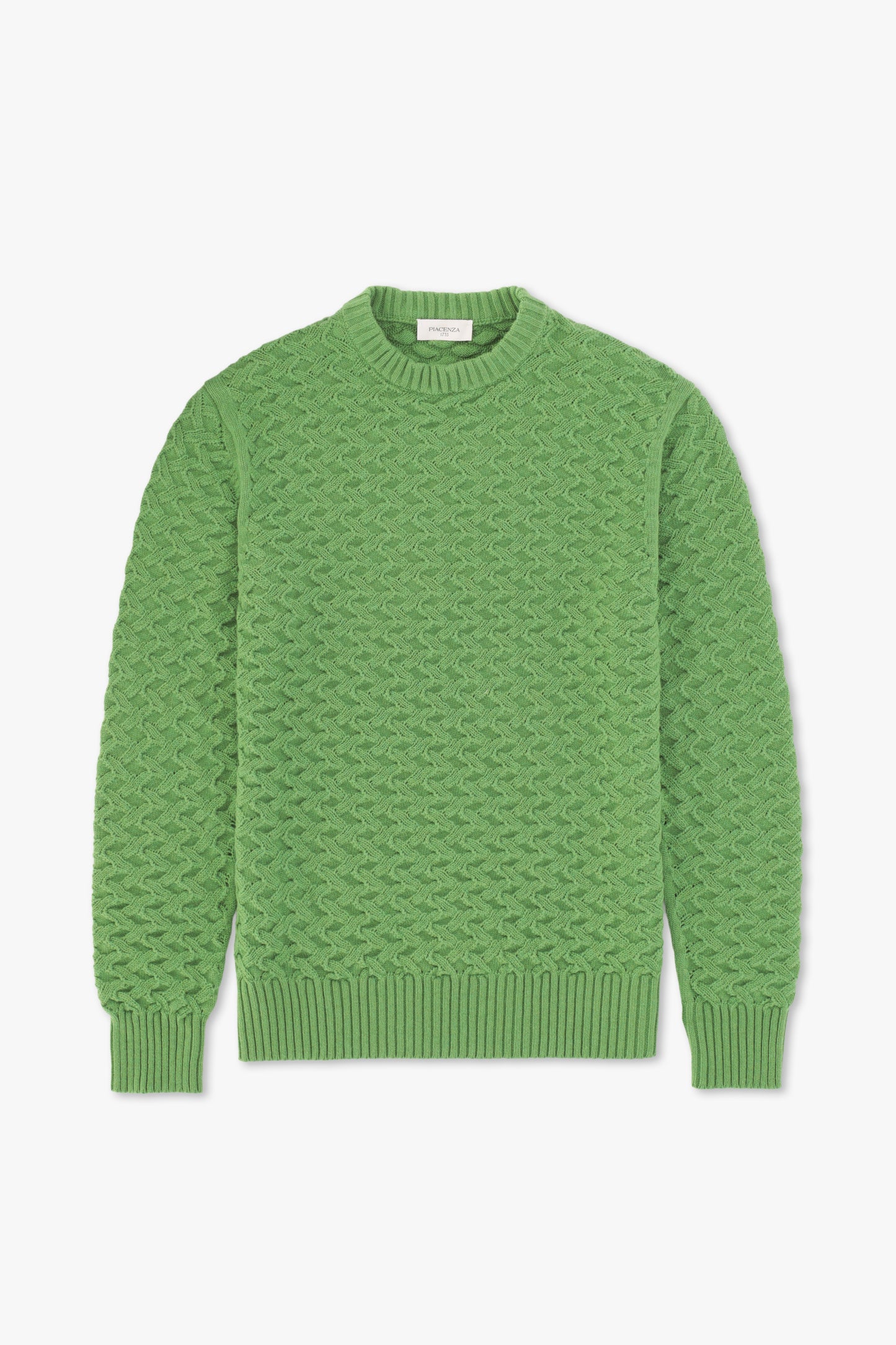 GREEN CREW NECK