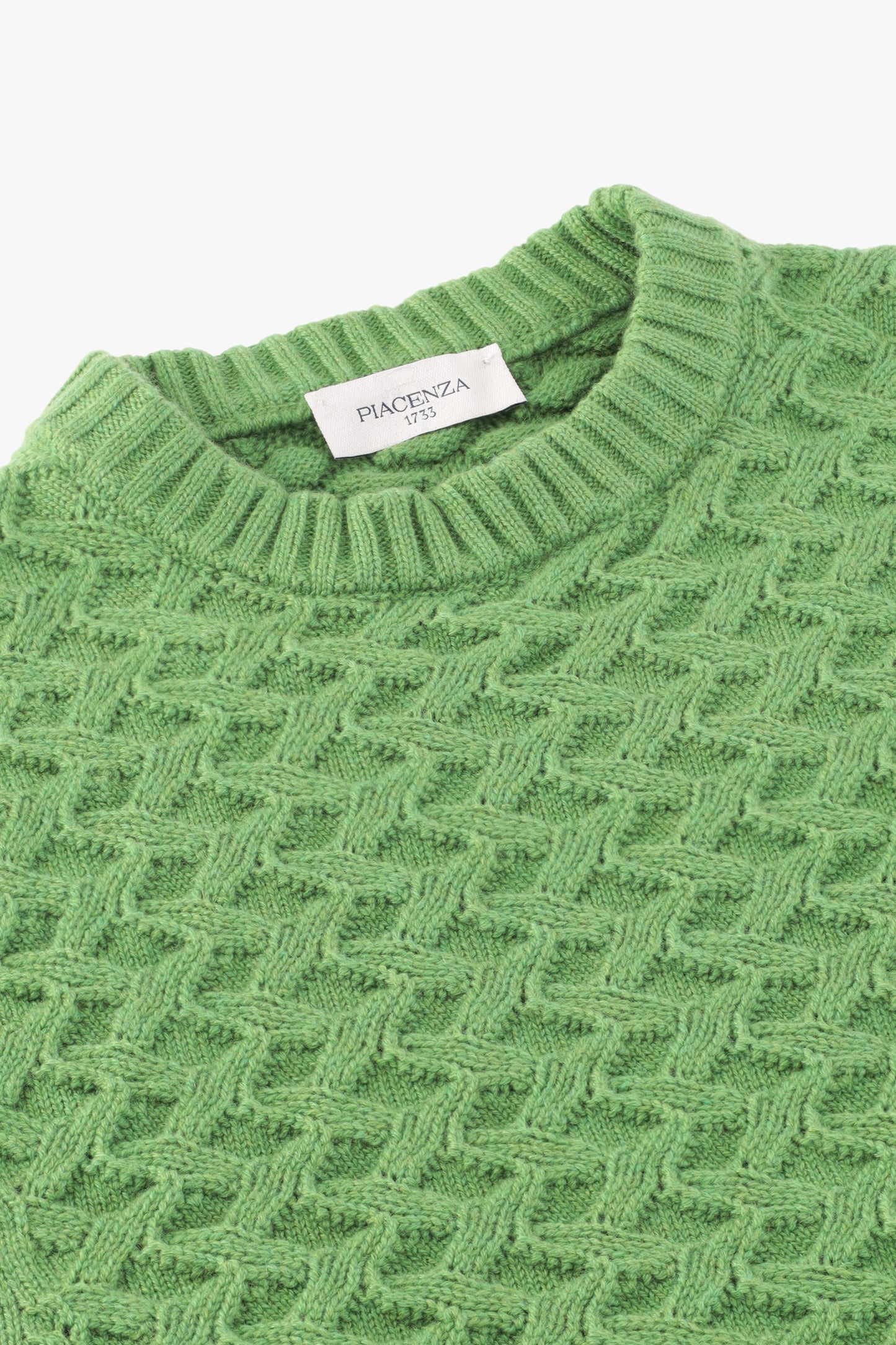 GREEN CREW NECK