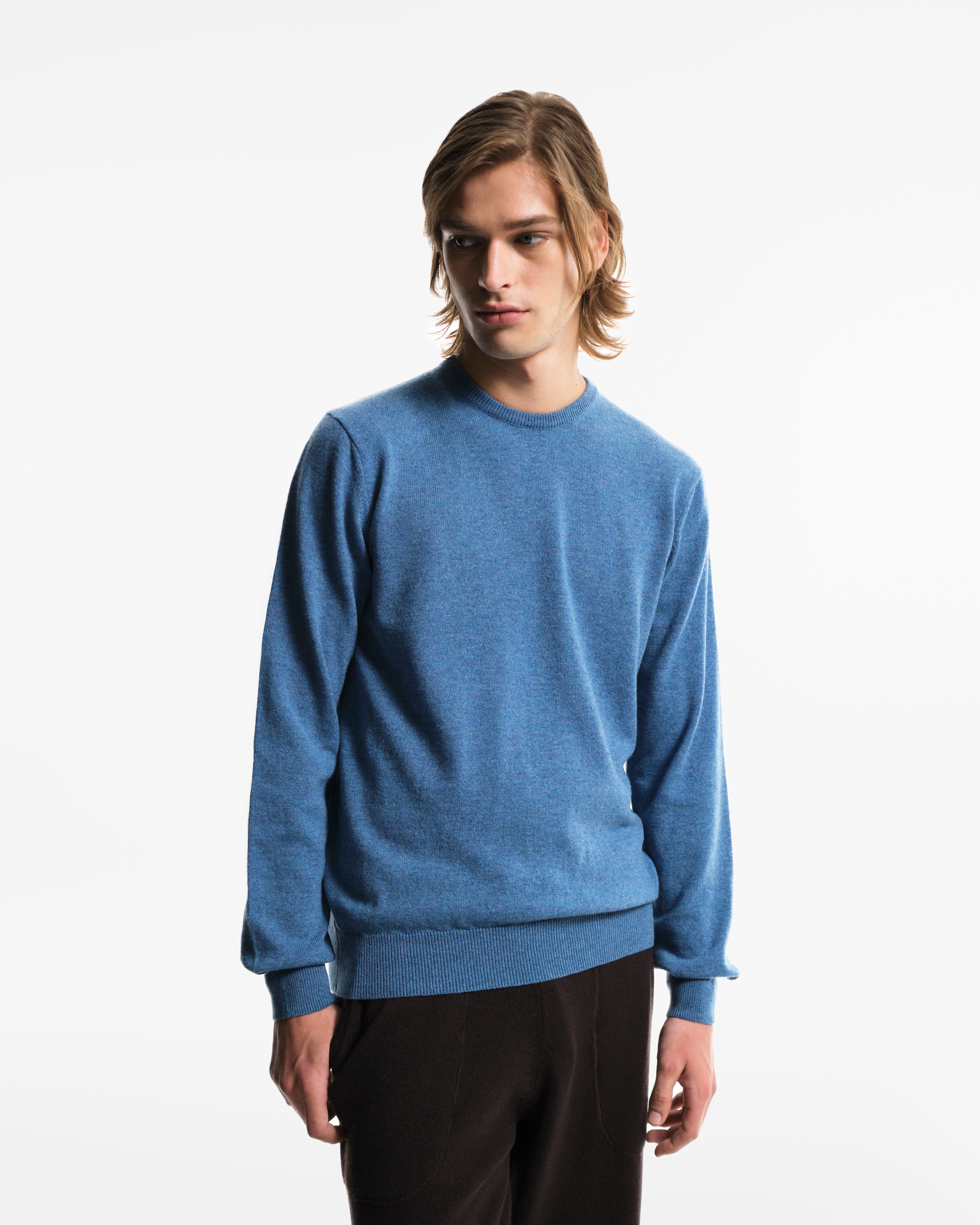 Crewneck light blue sales