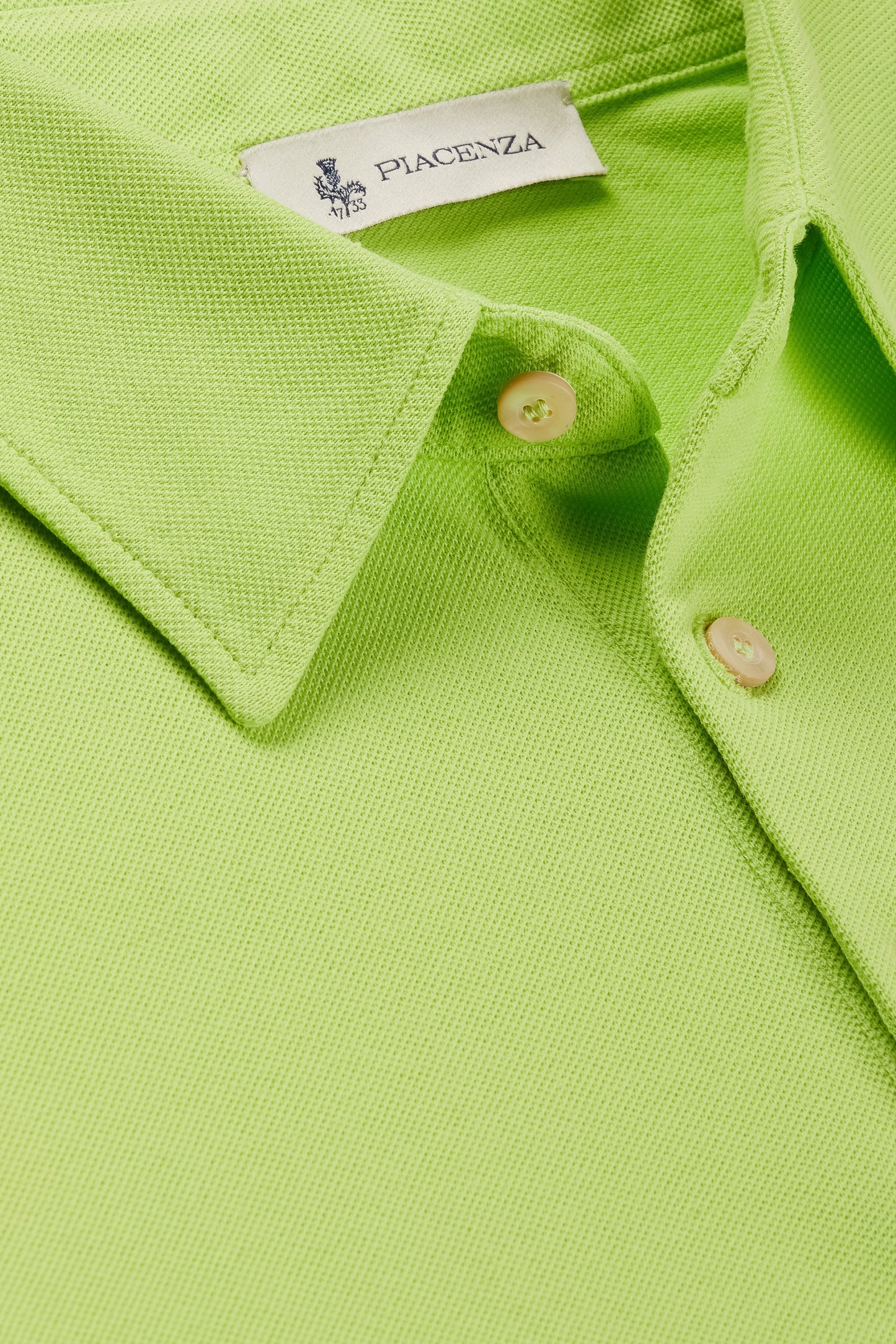 Polo maniche corte jersey verde fluo