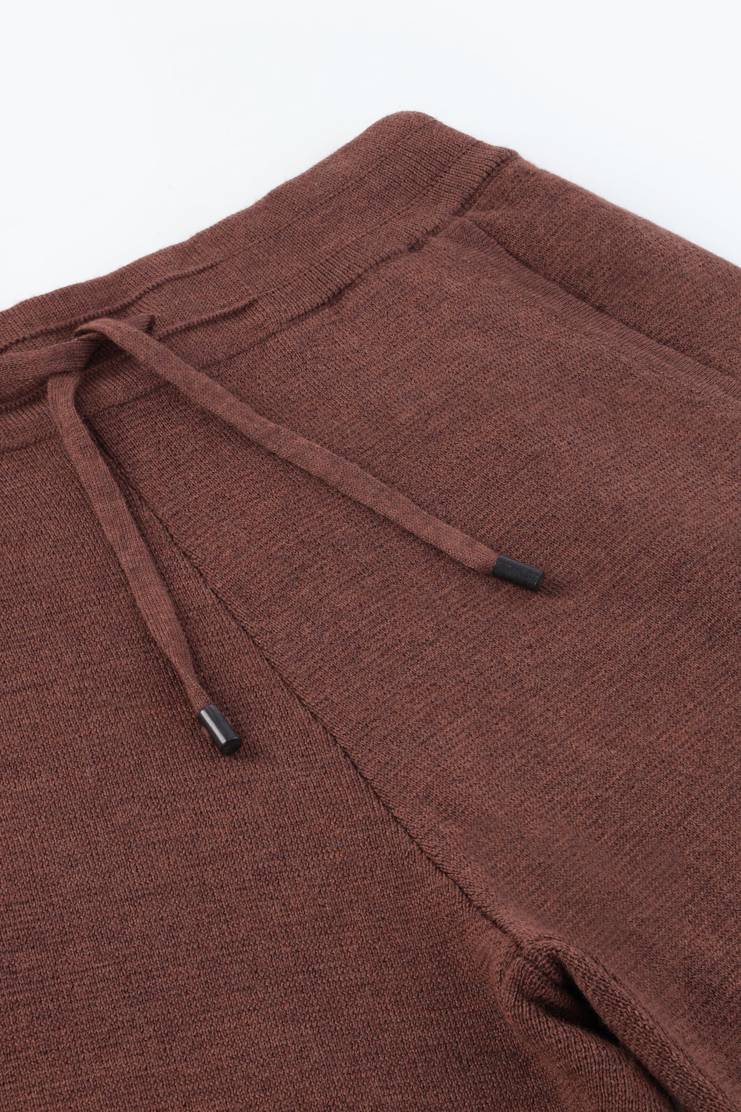 Brown wool sweatpants