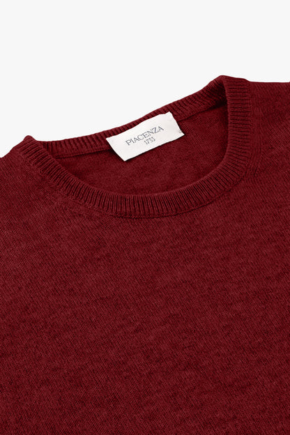 GIROCOLLO IN CASHMERE BORDEAUX