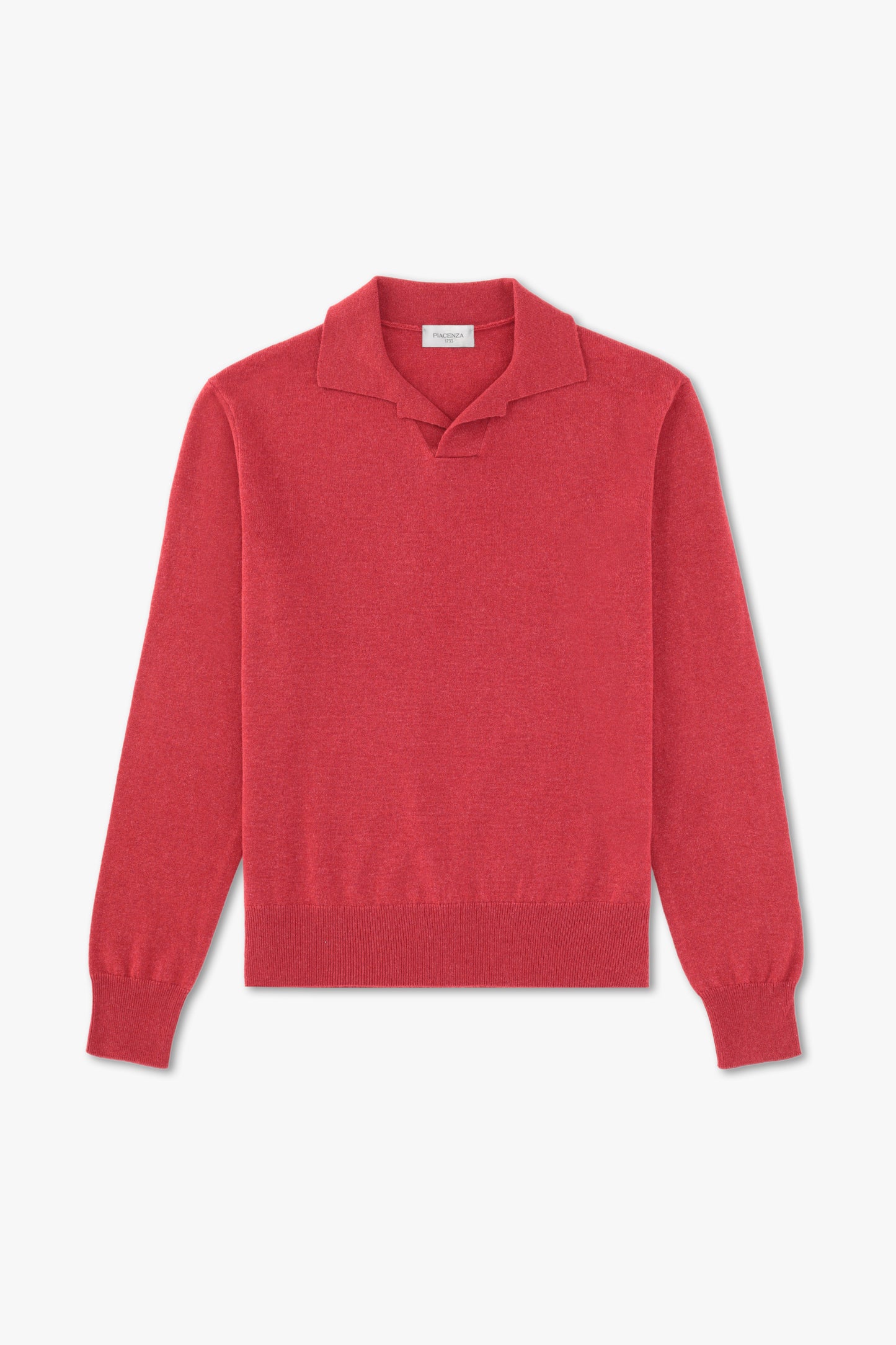 POLO IN CASHMERE ROSSA