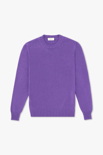 GIROCOLLO IN CASHMERE VIOLA