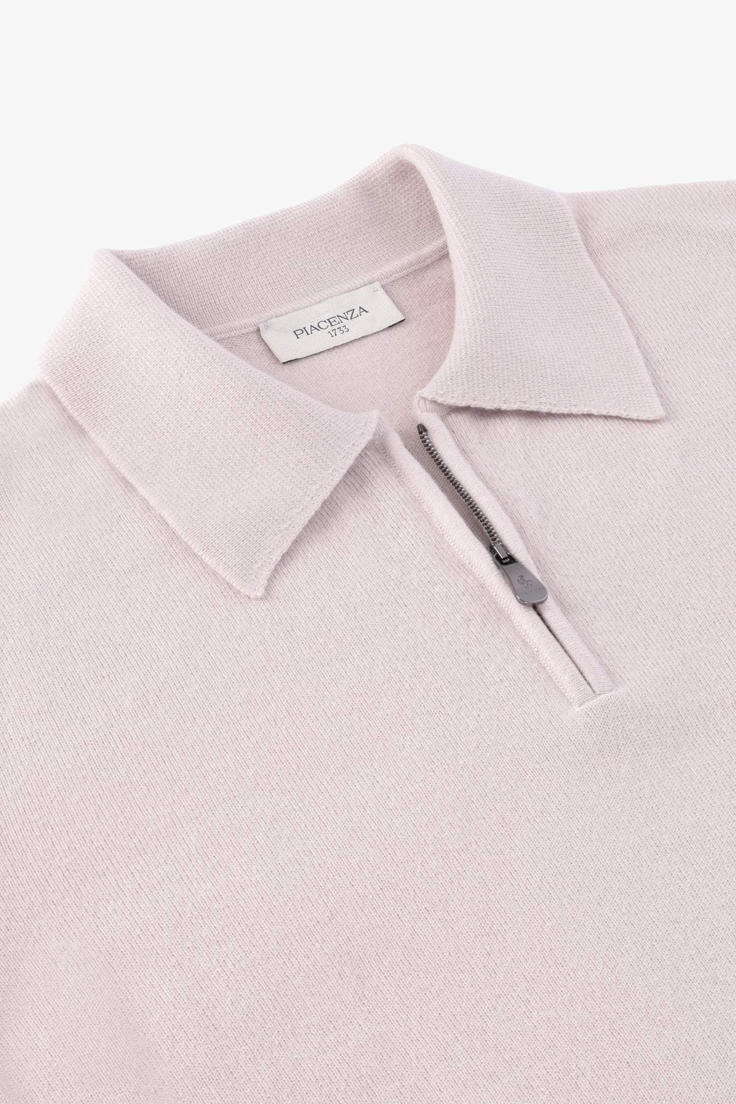 POLO ZIP IN CASHMERE AVORIO