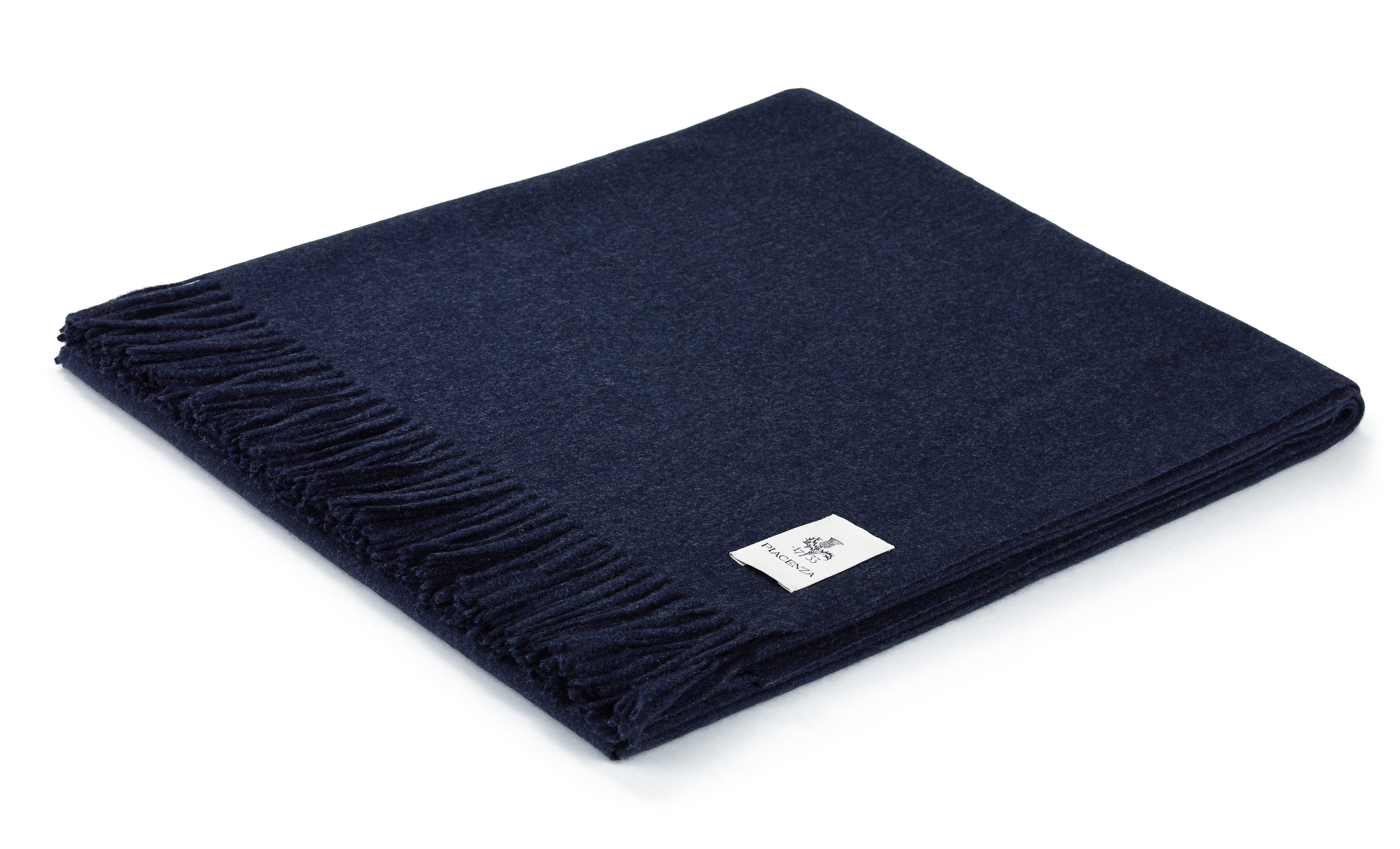 Piacenza 1733 Aeternum Plaid Navy in puro Cashmere